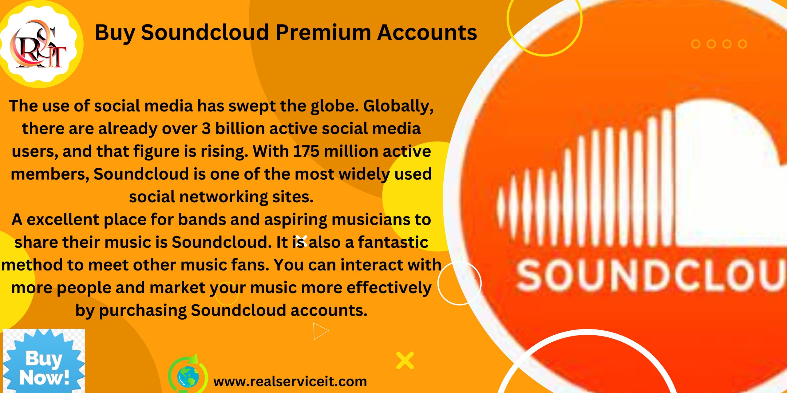 Buy SoundCloud  Premium Accounts